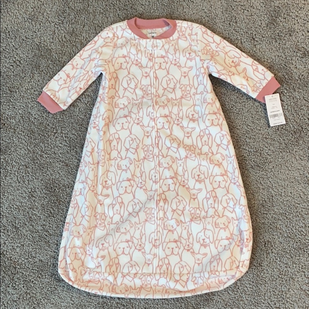 Carter’s Babygirl Fleece Sleepsack Size Medium